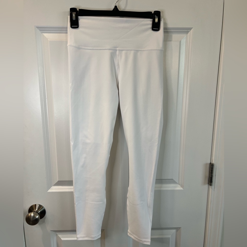 Fabletics PowerHold White Leggings